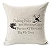 Nordic simple Sayings fishing pole and hunting gear deer elk Cotton Linen Square Throw Waist Pillow Case Decorative Cushion Cover Pillowcase Sofa 18"x 18" (18''x18'', 1)