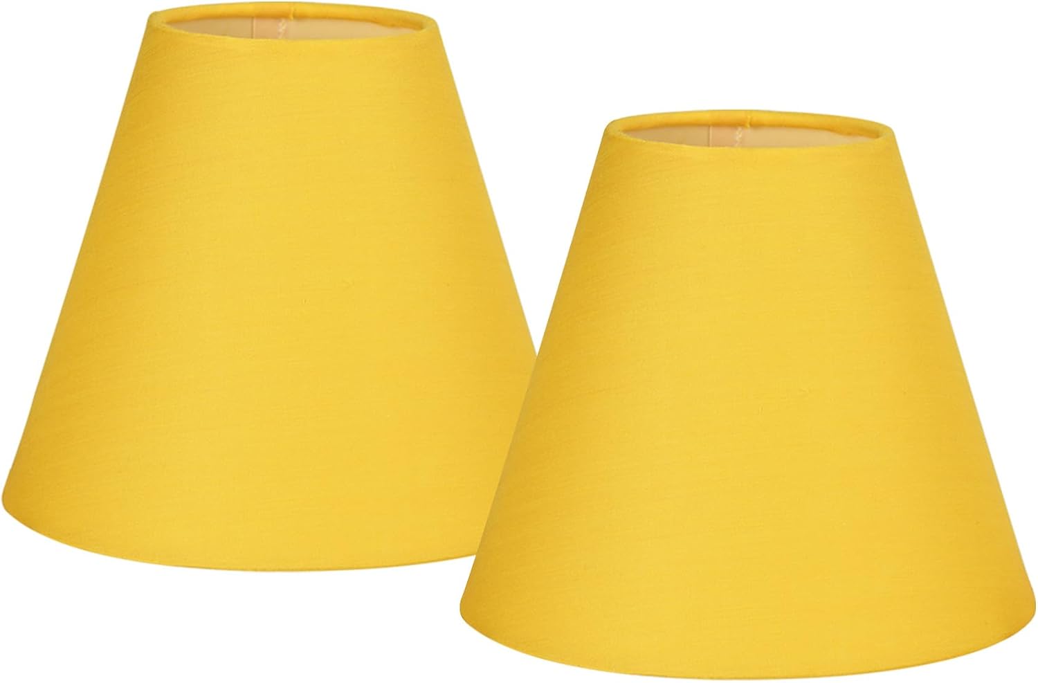 LAMPWELL Gero - Set di 6 paralumi per lampadari, con clip, 15,2 x 7,6 x