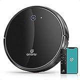 Amarey Robot Vacuum A800 Pro, Robotic Vacuum Cleaner with 2500Pa Strong Suction, APP Control, Wi-Fi Connected and Self-Charging, Ideal for Carpet, Hard Floors, Pet Hair Cleaning