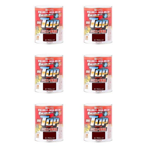 カンペハピオ 油性トップガード ローヤルレッド 0.8L 6缶セット