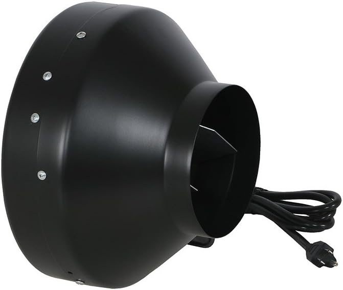 Flash Sale Buy 1 get 1 Hurricane 6 Inch Inline Fan 435 CFM - Quiet Fan with Quality Steel Housing and Powder-Coated Finish, Easy Installation