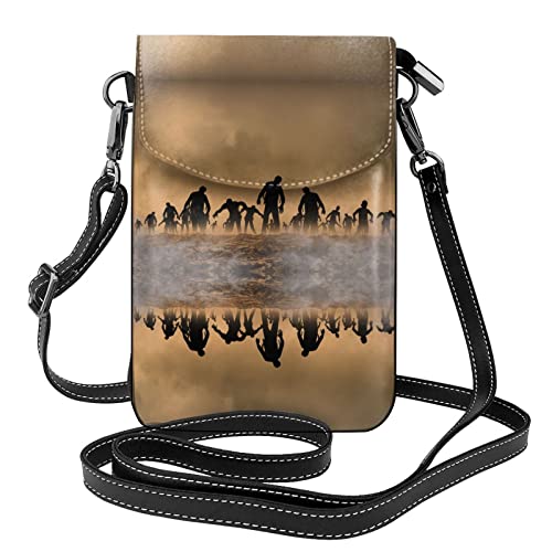 Sac à bandoulière léopard texturé au design One Size, mini sac à main haut de gamme