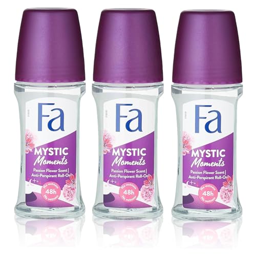 Fa Deodorant 1.7 Ounce Roll-On Mystic Moments (50ml) (3 Pack)