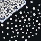 Facile à utiliser:chaque strass à griffe à dos plat est livré avec 4 trou pour une couture sécurisée, et peut également être collé. Facile à fixer sur du tissu ou des accessoires, rendre vos projets plus élégants