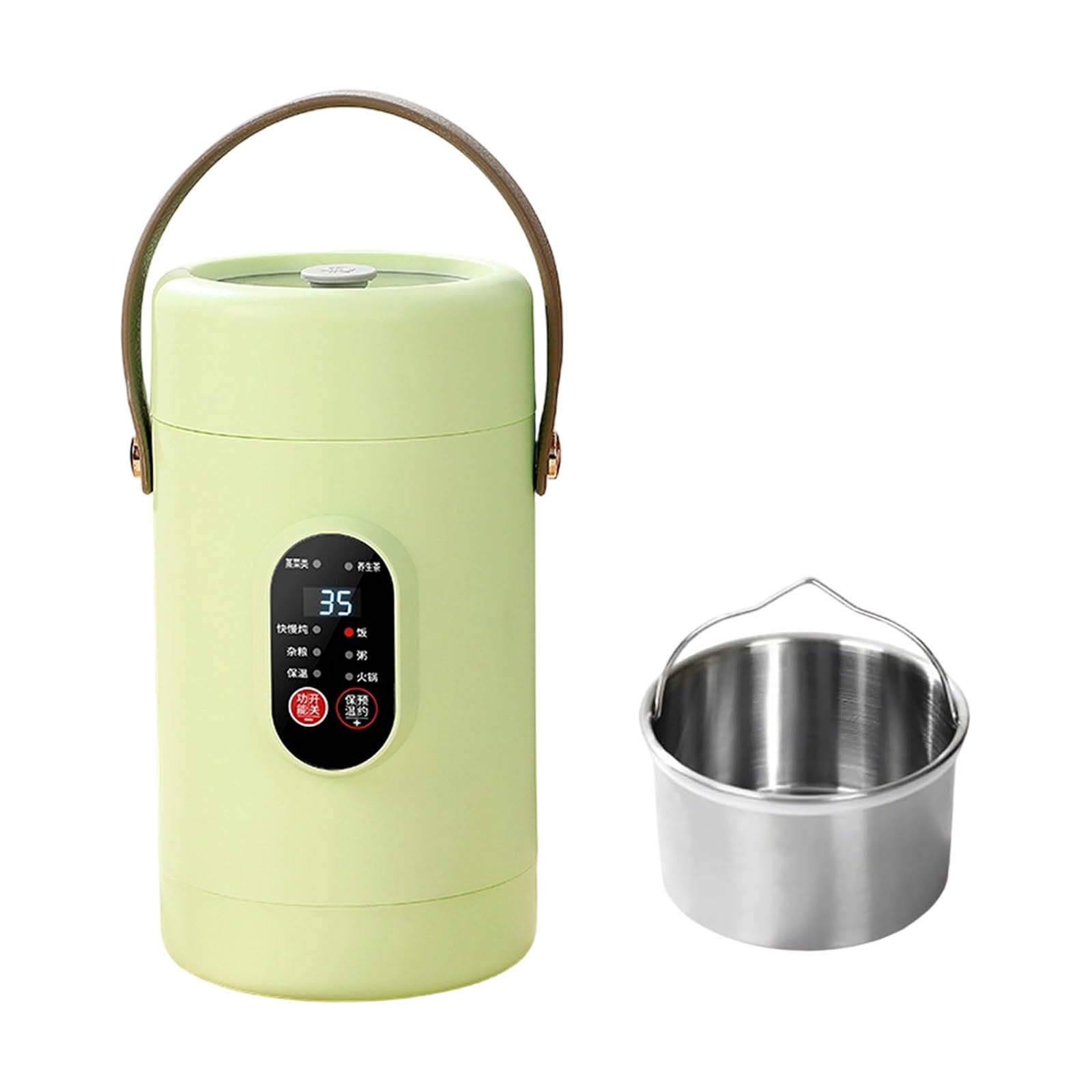 Boîte de cuisson multifonctionnelle avec cuiseur vapeur et cuve céramique émaillée 23,8 cm