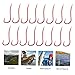 BESPORTBLE 200pcs Red Barbed Bait Holder Hooks for Fishing Double Barbed Design for Enhanced Catching Efficiency for Prawns Whitebait and Strip Baits