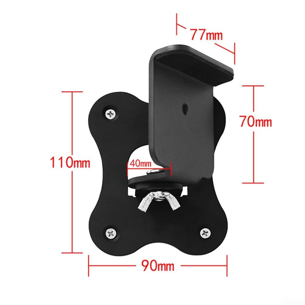 Buybits - Supporto per Samsung Q990D Surround Duty Mount per | Adatto per HW-Q990C/Q990B, resistente, elegante finitura nera, consente di risparmiare spazio sul pavimento