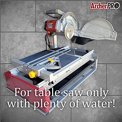 Archer Pro 6” X 1/2” In. Bullnose Tile Blades, Diamond Profile Wheels For Tile Cutting, Grinding, Profiling. For Wet Tile Saw Only. #TOP3