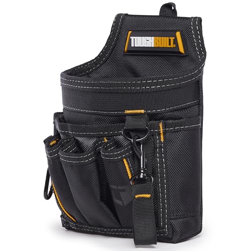 ToughBuilt – Mini Electrician Pouch, Compact Tool Pouch, Reinforced 1680D Fabric, Durable Construction for Electricians, Technicians & Jobsite Professionals (TB-229)