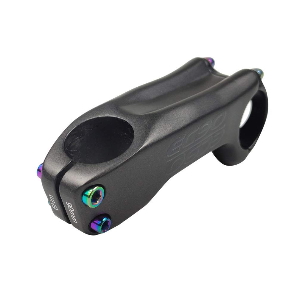 MTB Stem 31.8 mm Handlebar Stem Riser, full Carbon Finber 90mm 17 Degree Stem for Mountain Bike Road Bike MTB BMX Cycling (Color : 6°/, Size : 70mm)