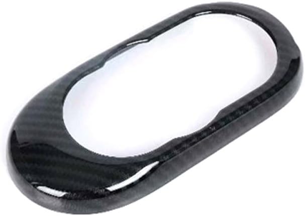 HIGH FLYING for BMW Mini Hatch, Mini Hardtop (F55 F56) 2014-2021 Gear Console Box Multi-Media Switch Cover Trim 1pc Carbon Style ABS (with Buttons)