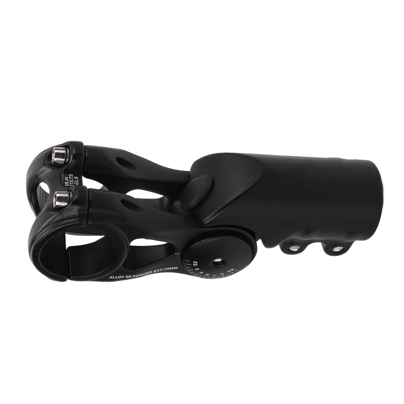 Mostek rowerowy kątowy regulowany, podwyższający 31,8 mm aluminiowy mostek kierownicy roweru górskiego do roweru szosowego 75 mm 145 mm 348 g