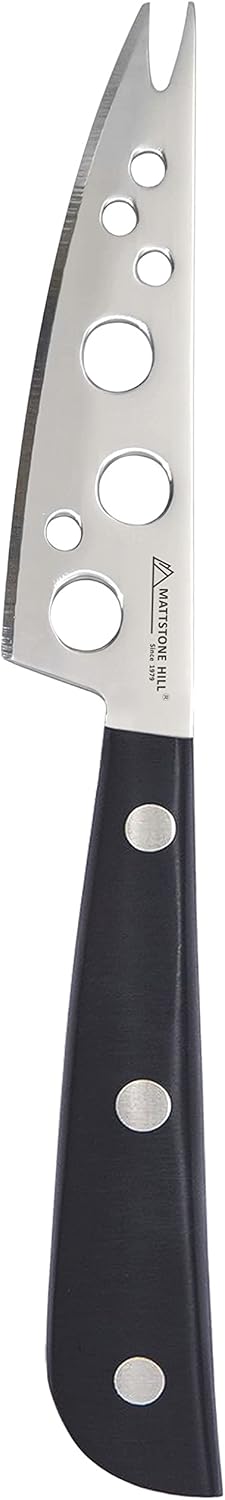 Cheese Knife, MATTSTONE HILL 4 inches Cheese Cutter, All Purpose Cheese Knife – Soft & Semi Hard Cheese Knife, Premium Stainless Steel, Triple Rivet Handle Cheese Knife, MATTSTONE HILL 4 inches Cheese Cutter, All Purpose Cheese Knife – Soft & Semi Hard Cheese Knife, Premium Stainless Steel, Triple Rivet Handle