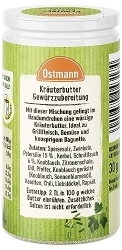 Foto von Ostmann Gewürze Kräuterbutter Gewürzzubereitung, 30 g (Verpackungsdesign kann abweichen)