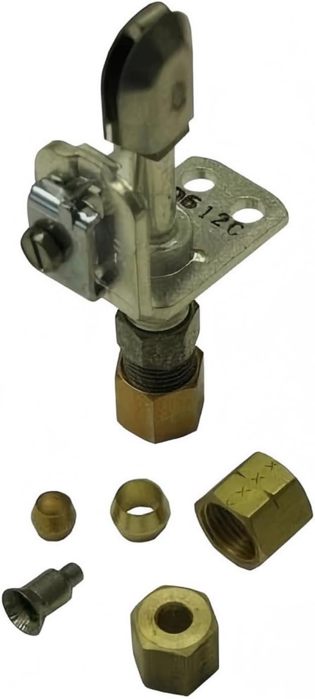 M1054X NAT/LP Gas Stove Pilot Burner Kit - for Bakers Pride Cooking Equipment Replacement Parts M1055X 149611 204 204P 251 301 304 304P 351 401 404 404P 451 805 - Oven Pilot Burner Kit - 3/16" & 1/4"