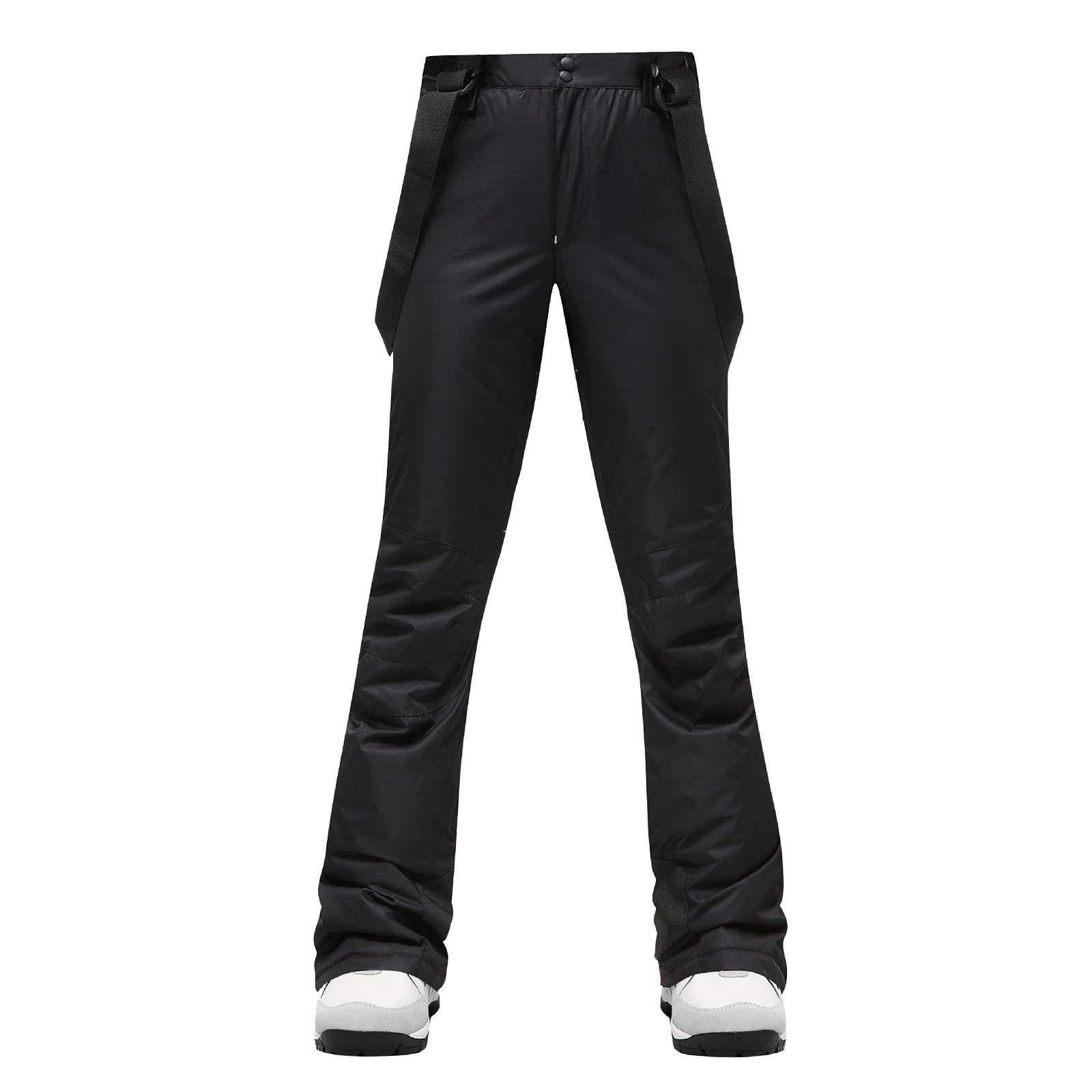 Wasserdichte Thermo-Skihose für Damen – Fleece-gefütterte Schneehose, Winter, warm, Softshell-Wanderhose, winddicht, kaltes Wetter, Outdoor, warm, Softshell-Wandern, Ski, Schneehose