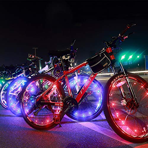 CLISPEED Luzes de Roda de Bicicleta de Montanha Luz de Pneu de Bicicleta Ã  Prova DÃ¡gua Luz de Segu