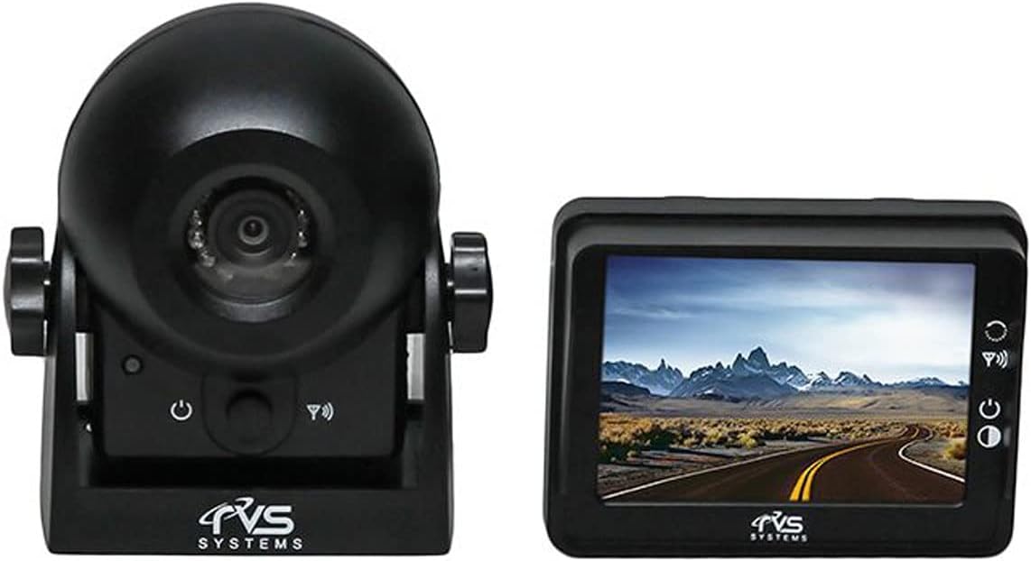 Wireless Hitch Camera with Rechargeable Battery by Rear View Safety