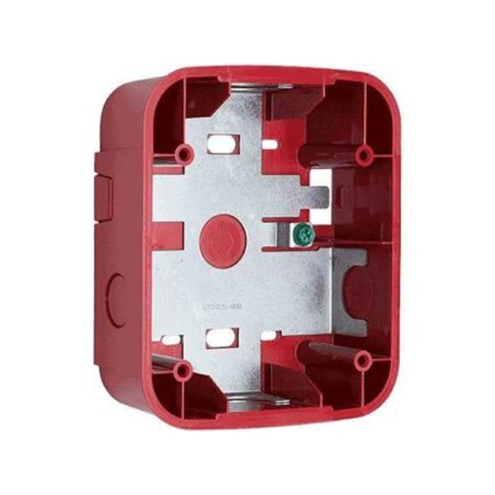 WHEELOCK ELSPKBB-R Boîtier saillie rouge plafond et mur pour haut-parleur Eluxa