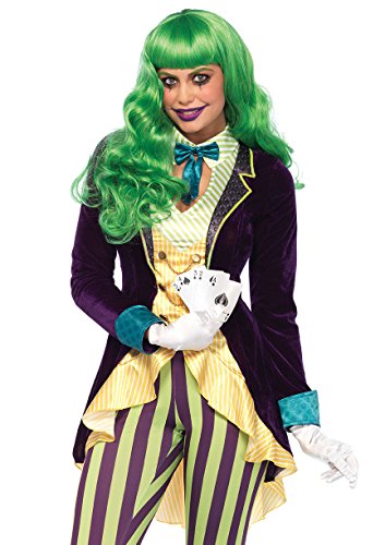 Leg Avenue Womens 2 Pc Wicked Trickster Villain Costume...