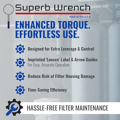 Water Filter Wrench Technical View