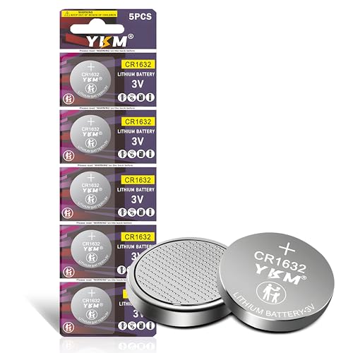 Baterías de Litio YKM CR1632 3V Paquete x5 para Relojes
