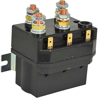 XYZIL 24V DC 400A Winch Reversing Contactor Solenoid DC88P Compatible with Albright Truck ATV SUV Snow Plow Spreader Windlasses Hydraulic Pump Reversible Motor