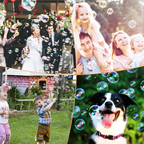 Seifenblasenstäbe Seifenblasen Set für Kinder 22 Stück Seifenblasen Blase Große Zauberstab Einstellen Seifenblasen für Indoor Outdoor Kindergeburtstag Partys Hochzeit