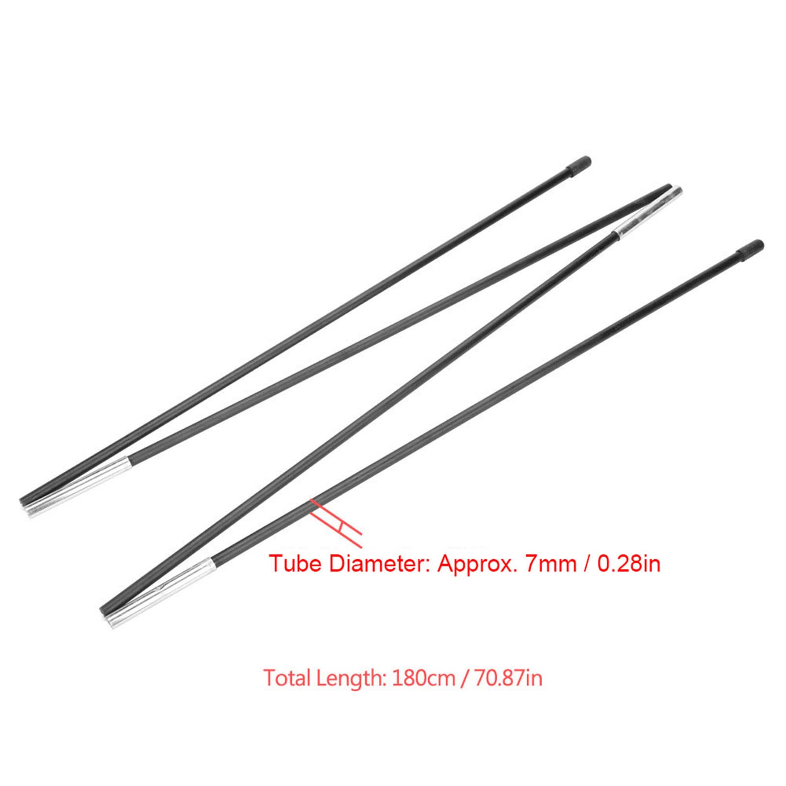 Amazon.com : Cocoarm Fiberglass Tent Pole, Multi-Segment Foldable