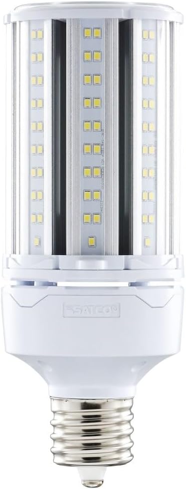 Satco S49674 Hi-Pro Commercial High Lumen LED Lamp, HID-Replacement, EX39 Base, 4000K, Clear