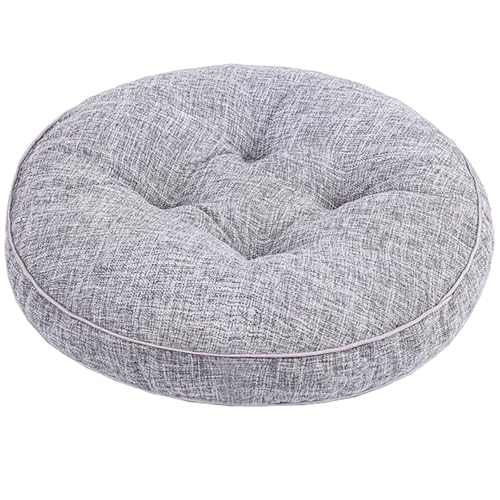 Coussin de chaise en lin épais pour soulager l'assise prolongée sur tabouret