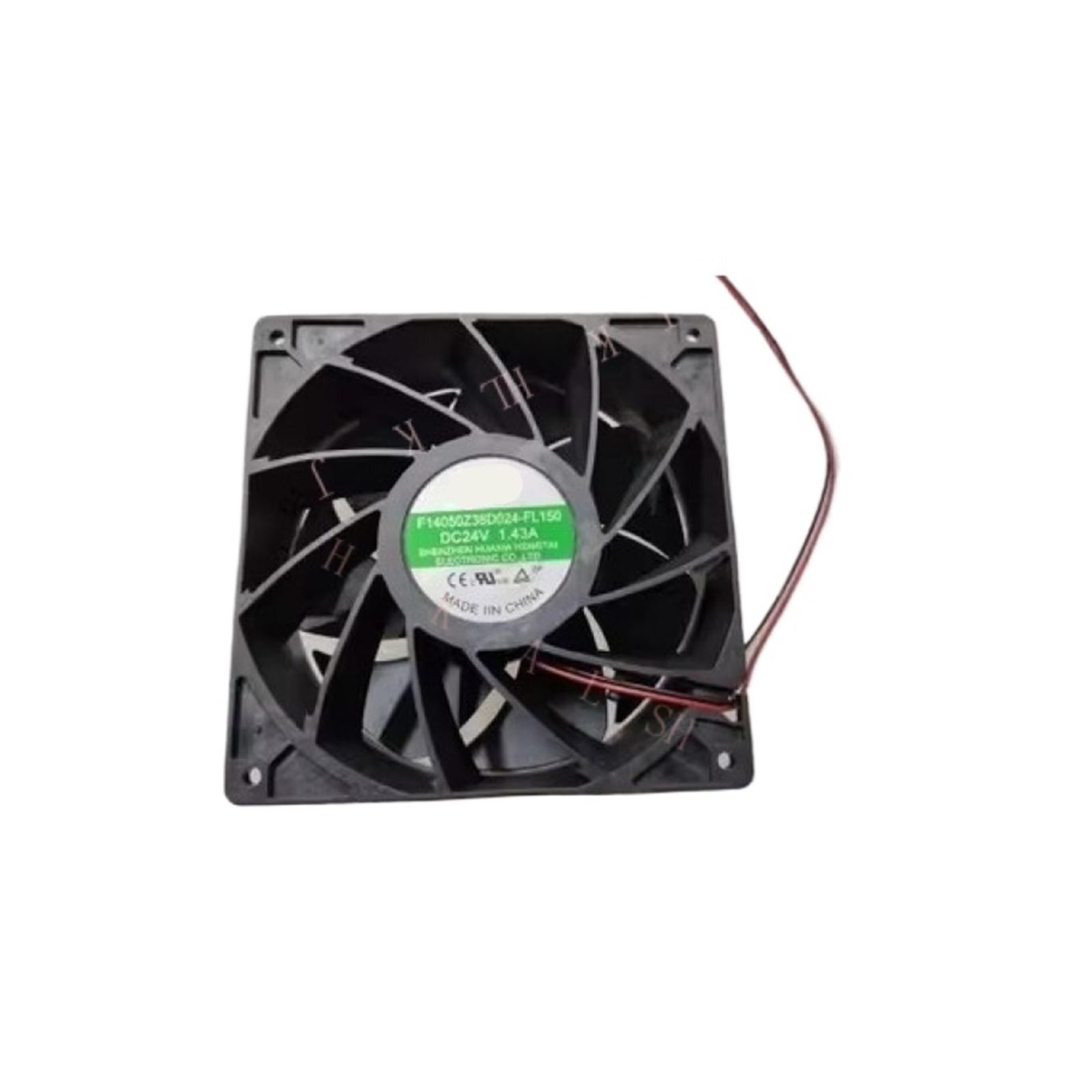 LWJYIPETZQ F14050Z38D024-FL150 DC24V 1.43A 2-Wire Inverter Cooling Fan