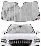 Pigenius Windshield Sun Shade for Genesis GV70 2022-2026, Electrified GV70 2023-2026 Front Window Sunshade - AstraGuard