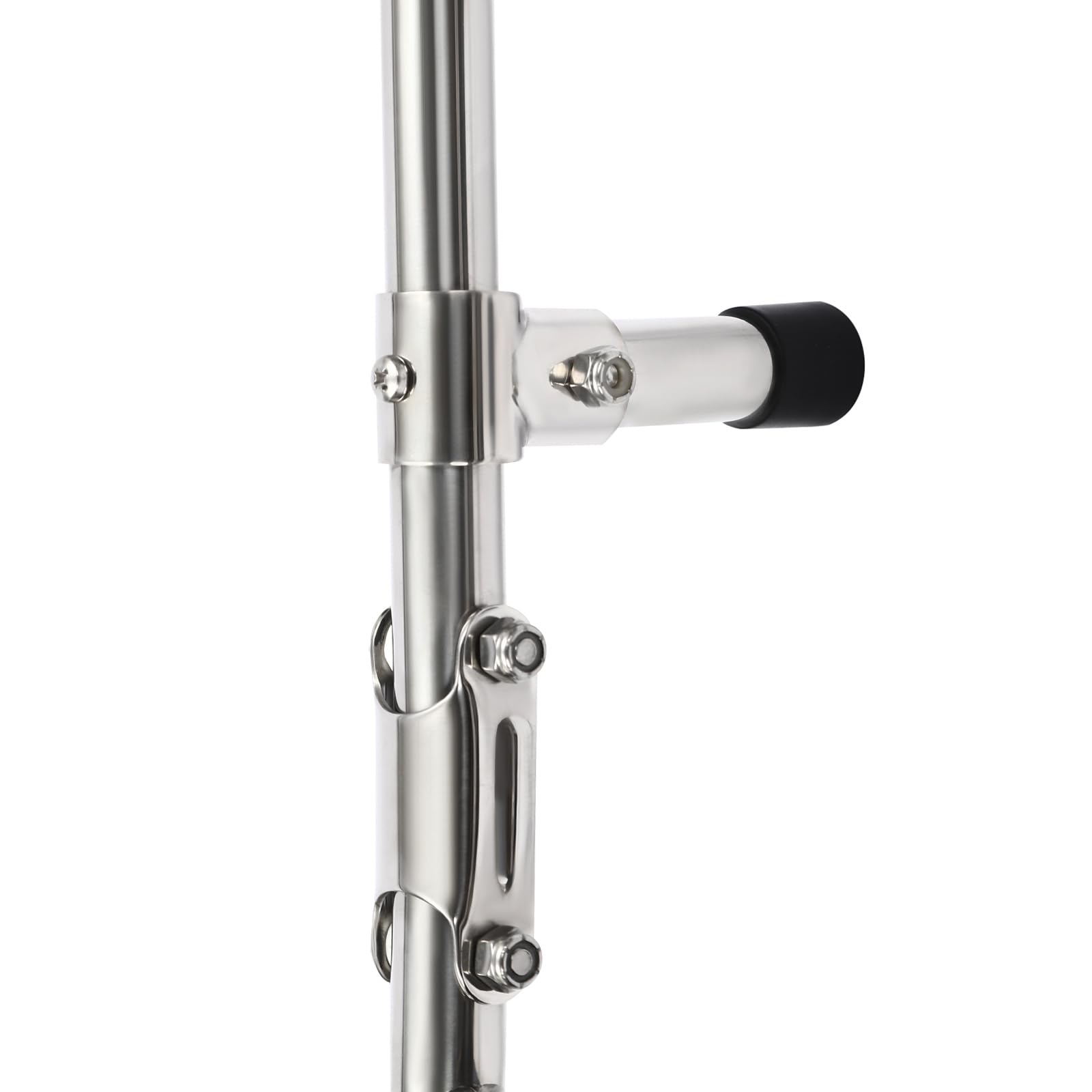 Scala da bagno a 3 livelli, in acciaio inox, pieghevole, con pedale antiscivolo, per piscina, barca, piscina, yacht, motoscafo, fino a 350 lbs