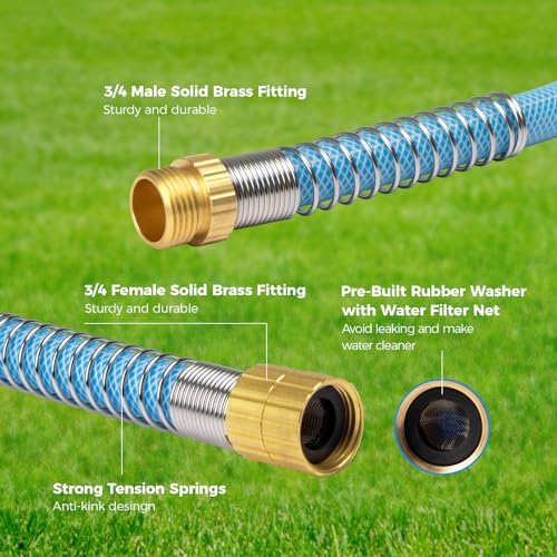 Fevone WYRVH003BE Garden Hose 3 Ft, Drinking Water Safe thumb #1