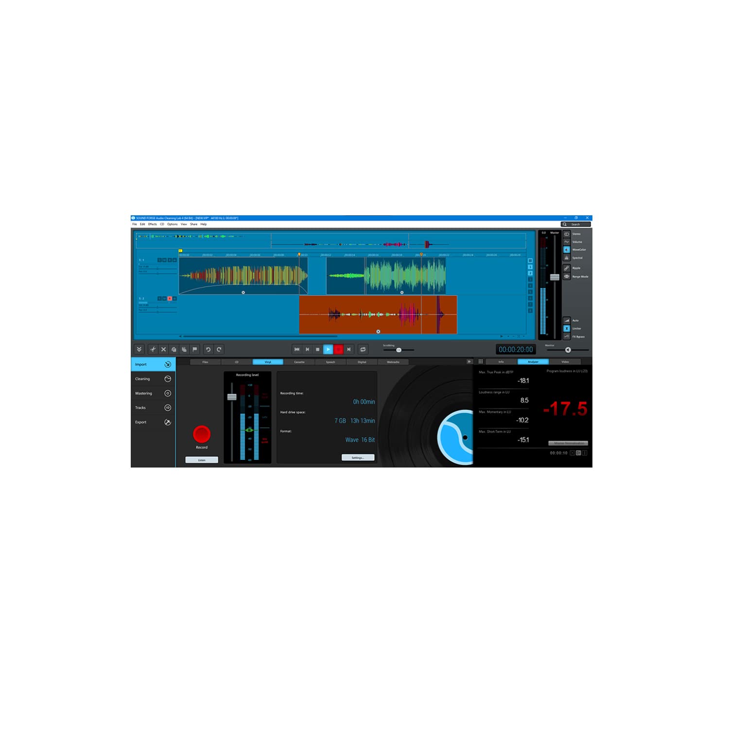 SOUND FORGE Audio Cleaning Lab 4 – Die einfachste Lösung für Audio Cleaning & Restauration