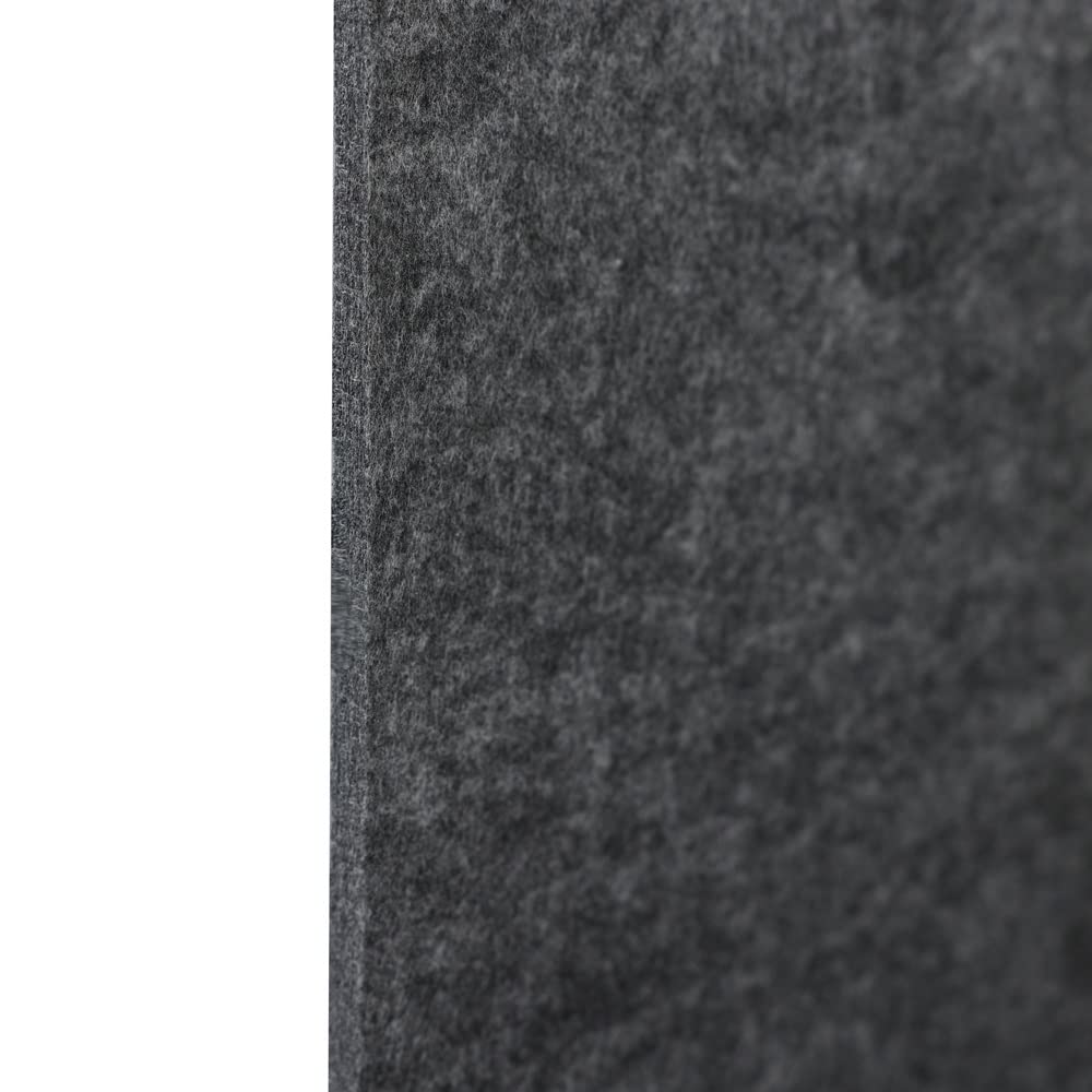 Vivol Panel acústico de pared de fieltro PET 100 x 100 cm (antracita)