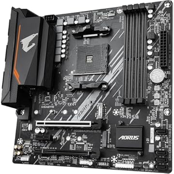 Placa-Mãe B550M AORUS Elite AMD AM4, Chipset B550, mATX, DDR4 - Alto Desempenho para Gamers e Criadores