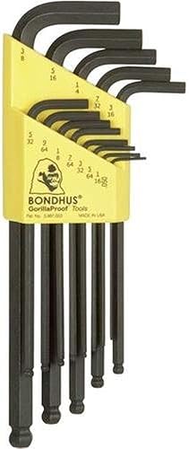 Bondhus 10937 - Juego de 13 llaves en L Balldriver (0.050-38 pulgadas)