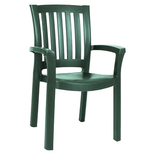 Compamia Sunshine Resin Patio Dining Arm Chair In Green (Set Of 4) #TOP3