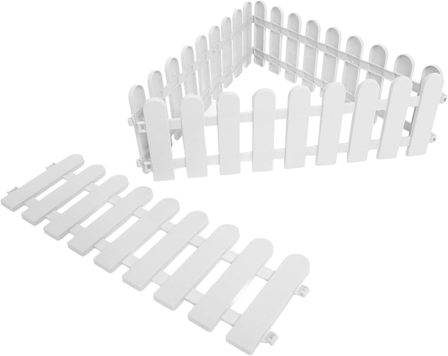 VICASKY 4pcs Durable Plastic Pet Safety Fences for Tortoise Enclosure Outdoor Reptile Isolation Playpen Easy to Install Modular Panels for Animal Pens