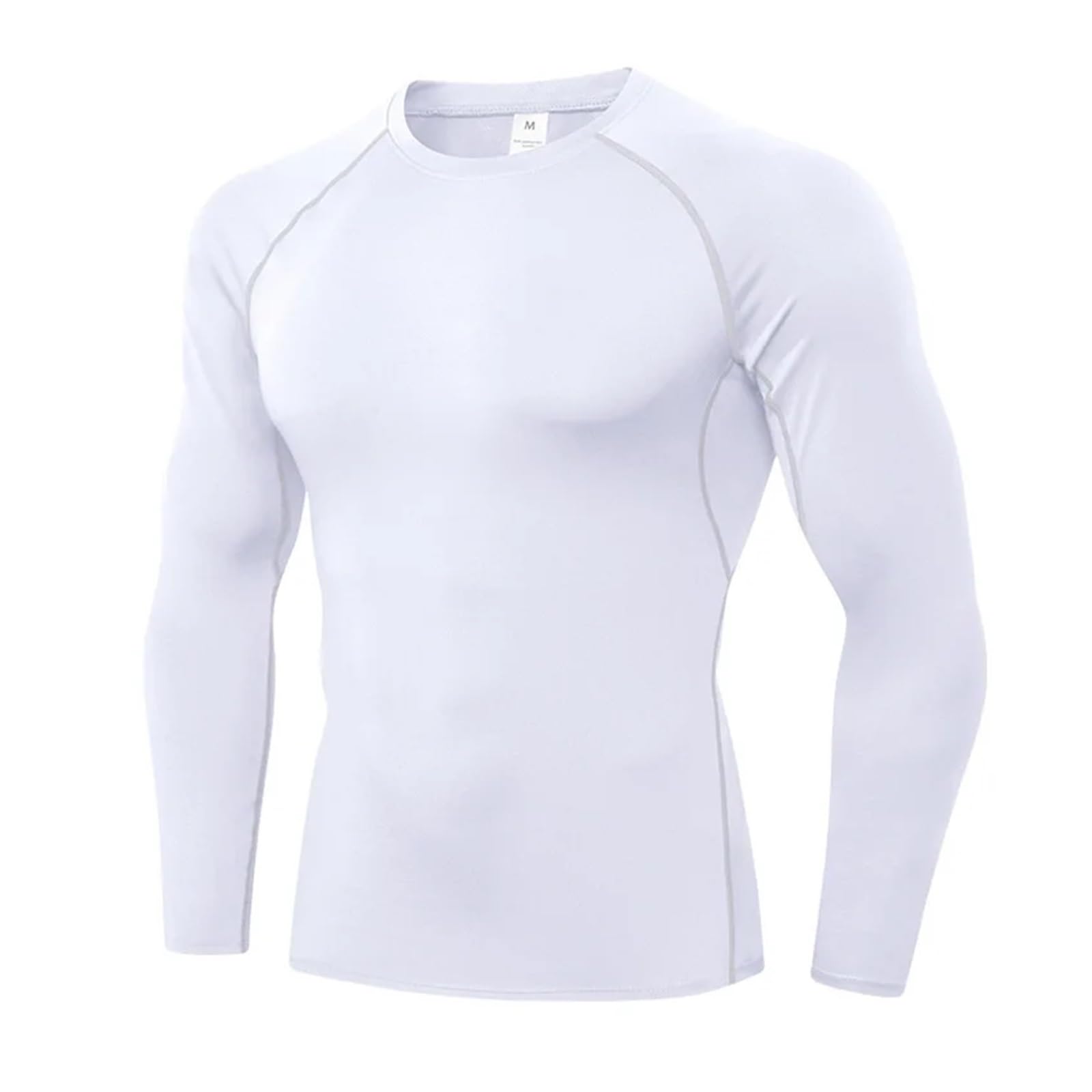 Camisas de compresión for Hombre, Camiseta Manga Larga for Entrenamiento, Gimnasio, Camisetas for Correr, Deportivas Capa Base Deportiva Fresca y Seca
