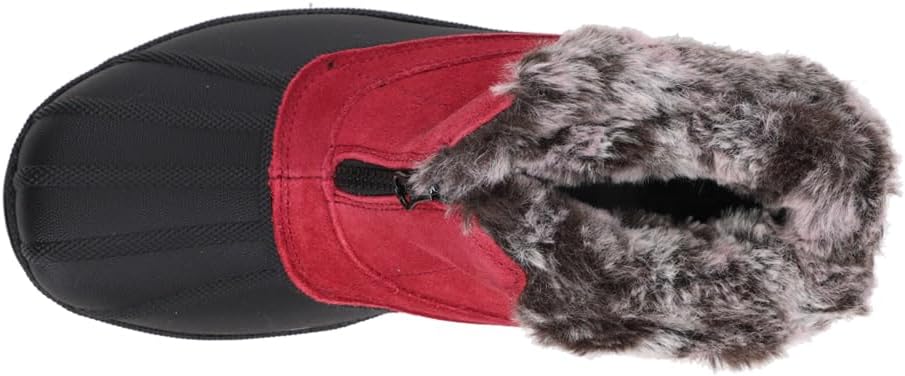 Propet Womens Lumi Ankle Zippered Snow Casual Boots Ankle Low Heel 1-2" - Brown