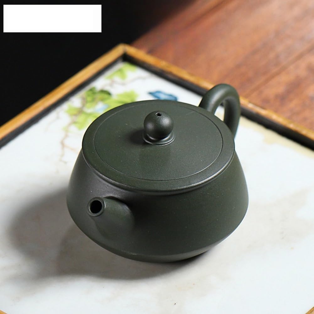 Dzbanek do herbaty 150 ml fioletowy gliniany czajniki ręcznie robiony garnek surowa ruda zielone błoto czajnik chiński zestaw do herbaty Zisha TeawareTea Pot pojemnik do parzenia herbaty