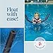 Play22 Pool Noodles Foam 6 Pack - Soft Large Black Foam Noodle Tube, Bulk Swim Noodles, Multi-Purpose, Floating Training Device, Exercise Aid, Craft Projects