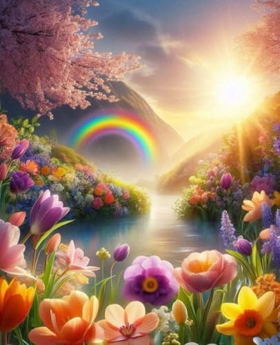 Rainbow River Scene Composition Book