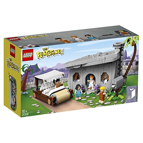 LEGO Ideas - The Flintstones, Set de Construcción de Los Picapiedra, Incluye Minifiguras de los Personajes Pedro Picapiedra, Pablo Marmol, Vilma y Betty (21316)
