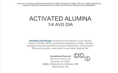 Miniatura 2 de Gránulos desecantes de alúmina activados 14 en diámetro medio 17.64 oz