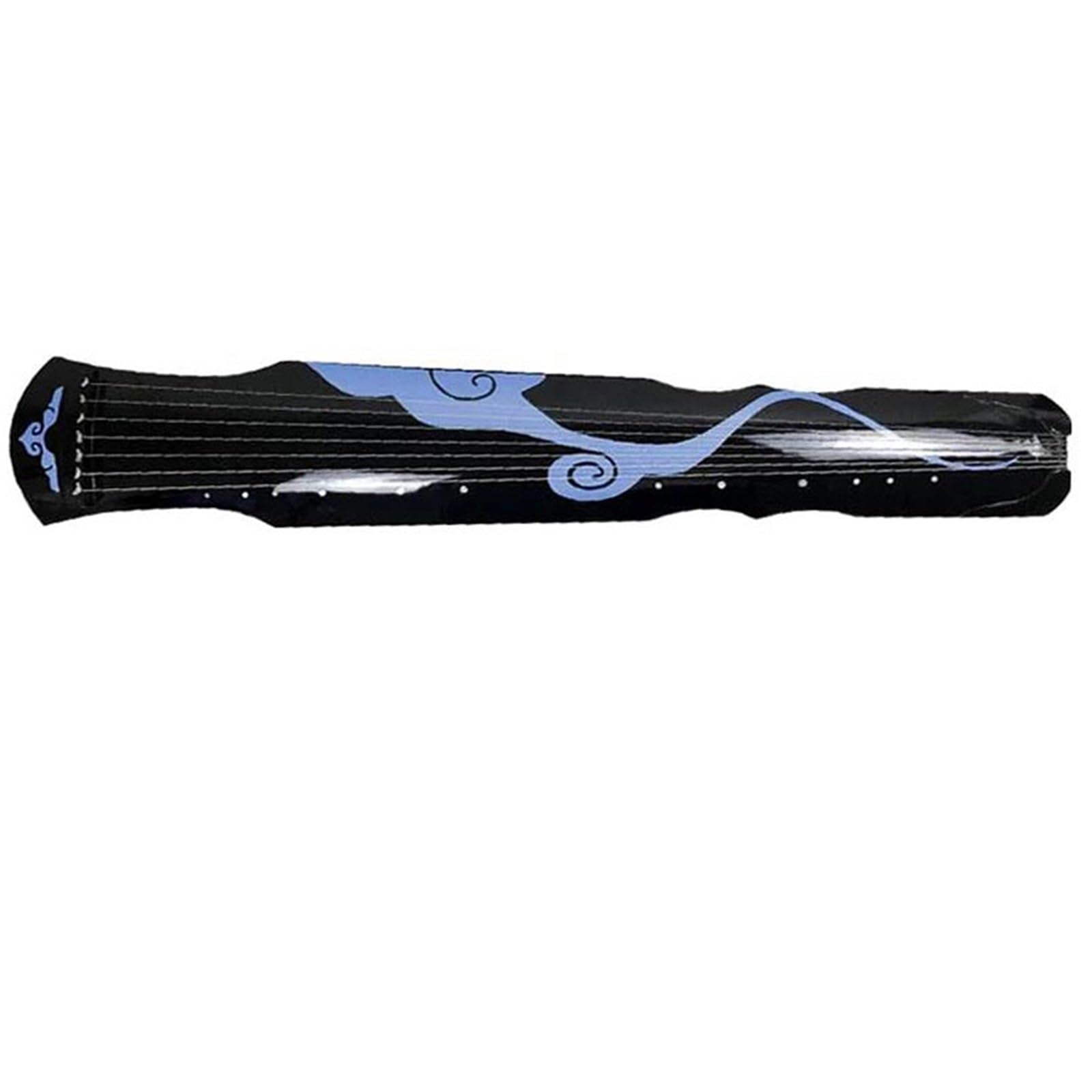 Tradycyjny Chiński Guqin 7 Strun 123cm Drewno Paulownia Fuxi Cytra Początkujący Instrumenty Strunowe Guqin Instrument(Blue Box)