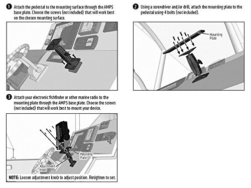 Arkon Universal Marine Electronic Fishfinder Mount #TOP3